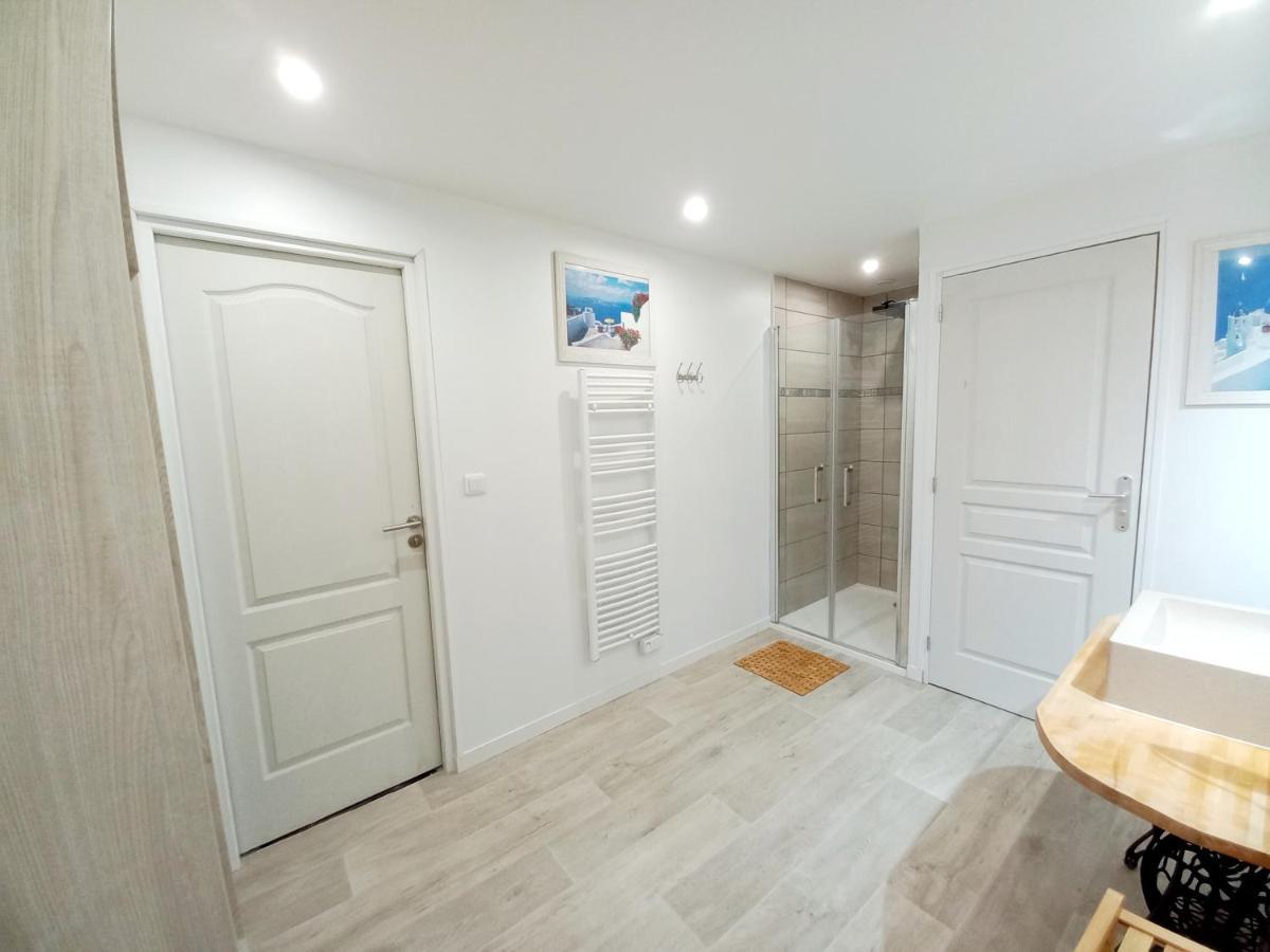 L'Annexe- Guest House Avec Piscine Studio Avec Coin Chambre Rosny-sur-Seine Eksteriør billede