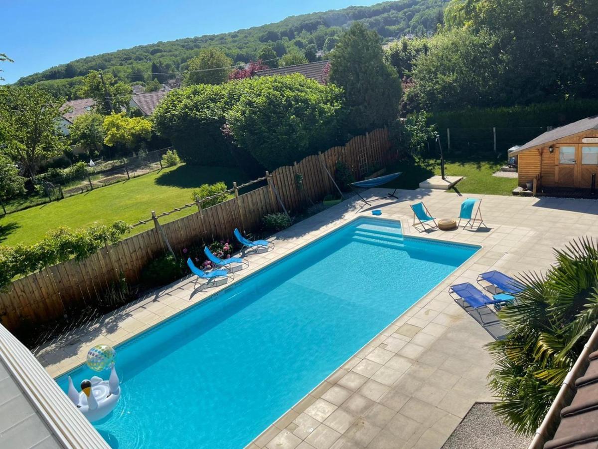 L'Annexe- Guest House Avec Piscine Studio Avec Coin Chambre Rosny-sur-Seine Eksteriør billede