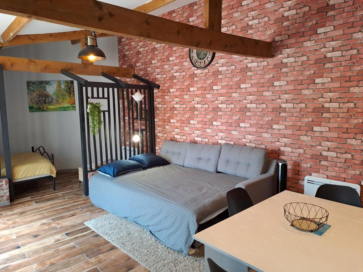 L'Annexe- Guest House Avec Piscine Studio Avec Coin Chambre Rosny-sur-Seine Eksteriør billede