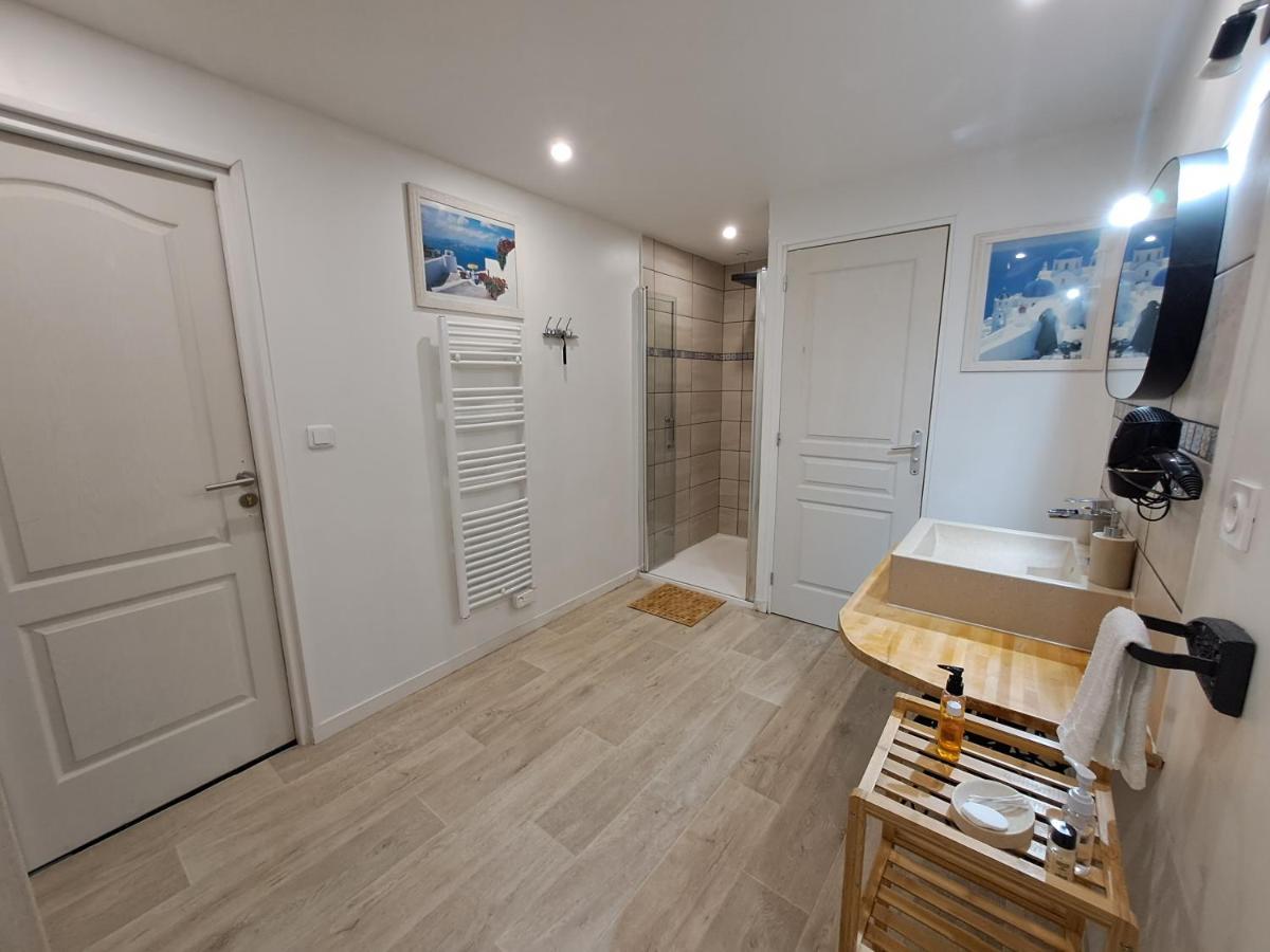 L'Annexe- Guest House Avec Piscine Studio Avec Coin Chambre Rosny-sur-Seine Eksteriør billede